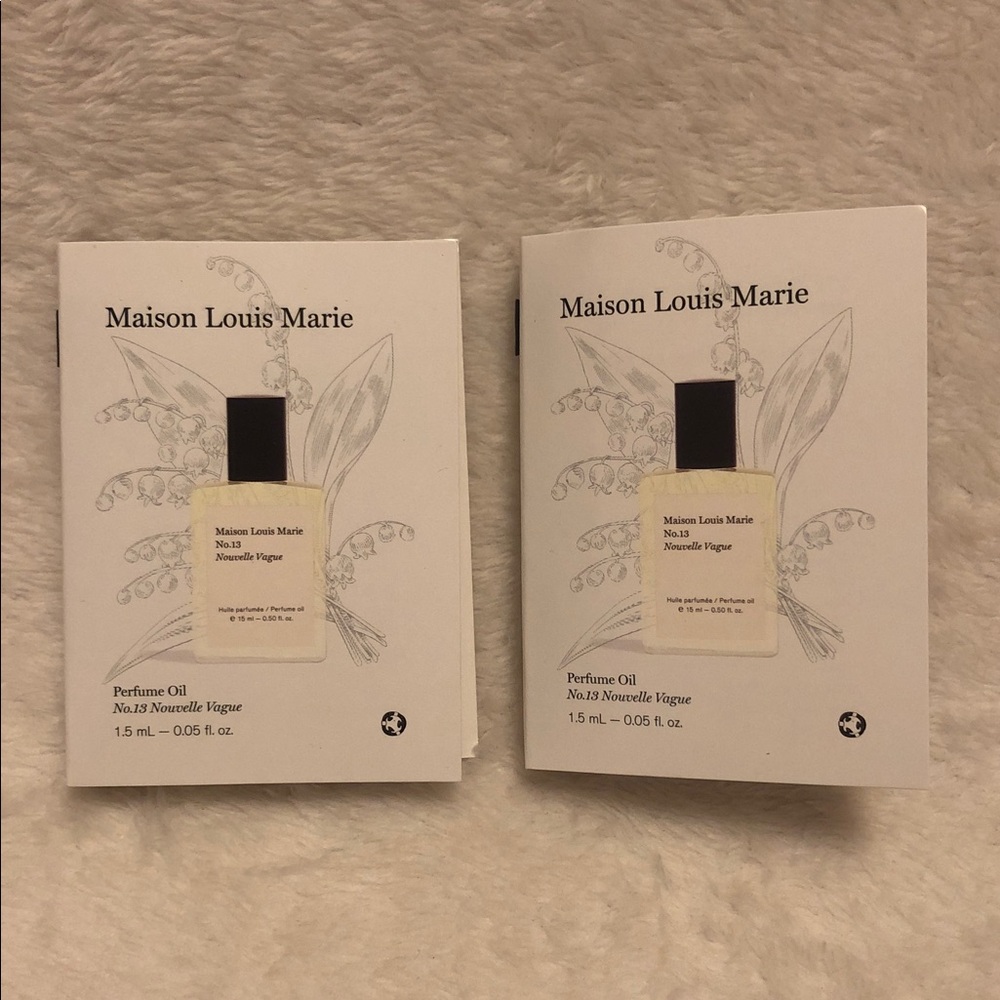 Maison Louis Marie No 13 ‘Nouvelle Vague’ Fragrance Oil Set of Two